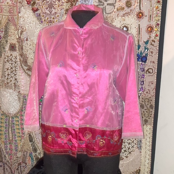 100% Nylon with 100% polyester sheer white shell made in India - Picture 1 of 2